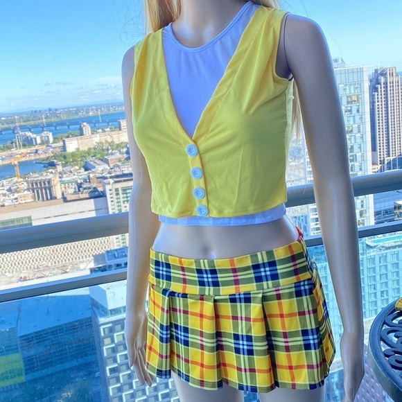 Cosplay School Girl Without A Clue Costume Size M/L / déguisement d’écolière - Picture 6 of 12